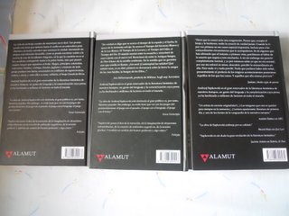 LOTE DE 3 LIBRO ANDRZEJ SAPKOWSKI,ALAMUT,TAPA DURA