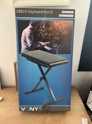 Base y taburete piano eléctrico VONYX