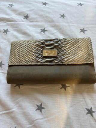 Cartera Mutton Piel Verde Mujer