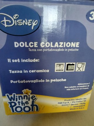Tazza Disney Winnie the Pooh con peluche Ih-Oh