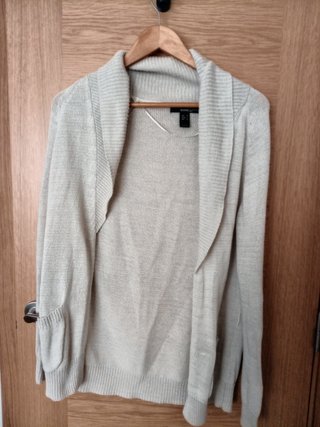 Chaqueta larga beige