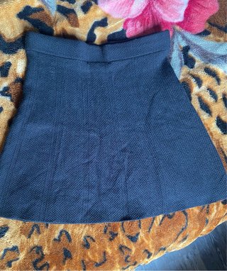 Mini falda negra Vintage