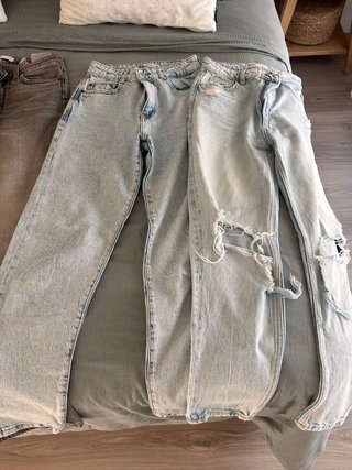 Lote 4 Pantalones Vaqueros Zara y Bershka