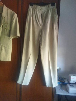 Traje Chaqueta Verano Beige