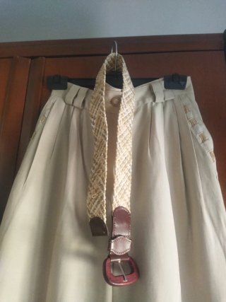 Traje Chaqueta Verano Beige