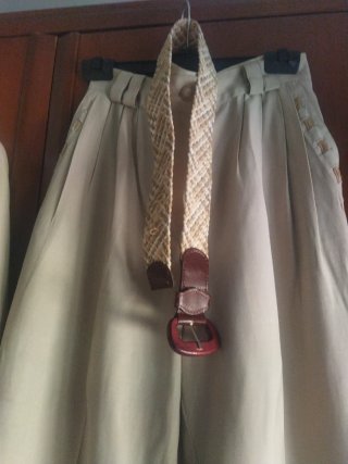 Traje Chaqueta Verano Beige