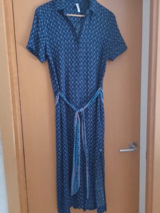 Vestido Pepe Jeans azul estampado