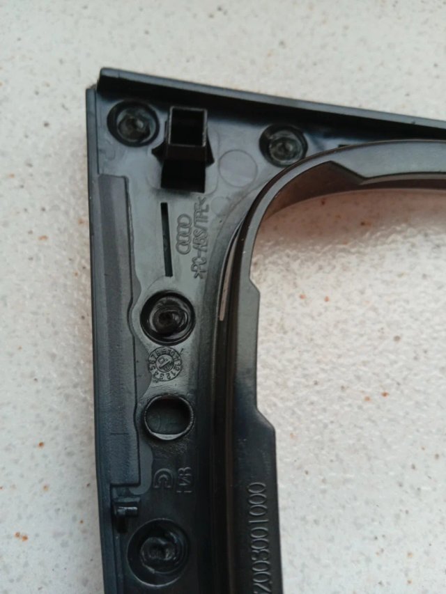 Moldura palanca aluminio Audi A3 8P Sline S3
