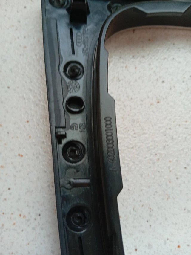 Moldura palanca aluminio Audi A3 8P Sline S3