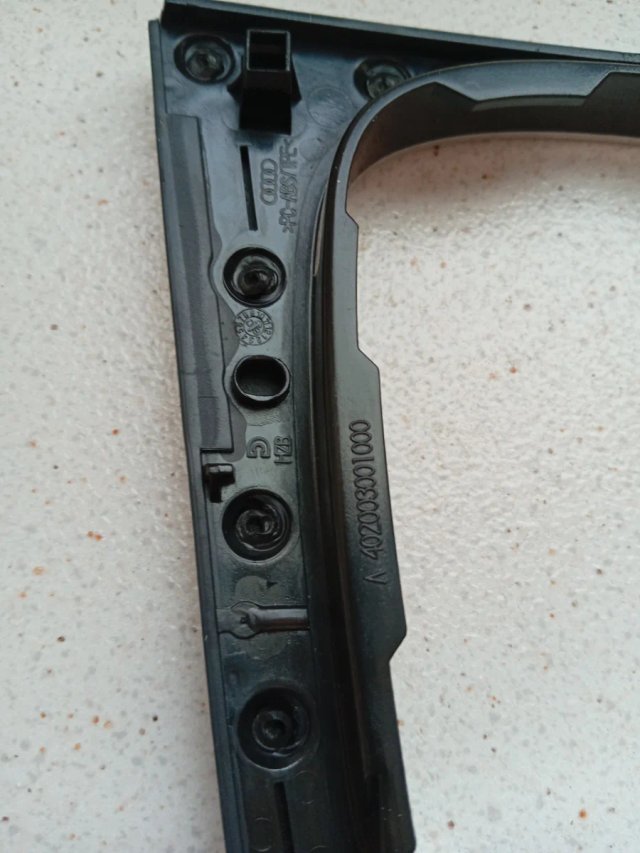 Moldura palanca aluminio Audi A3 8P Sline S3