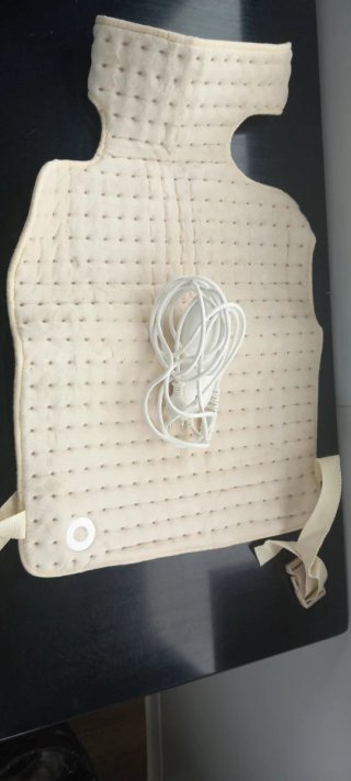 Almohadilla eléctrica espalda beige