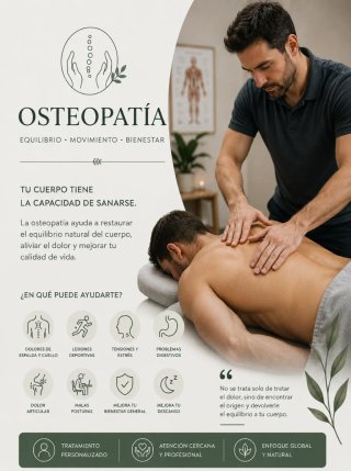 Osteópatia y masaje
