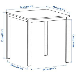 Mesa de cocina blanca