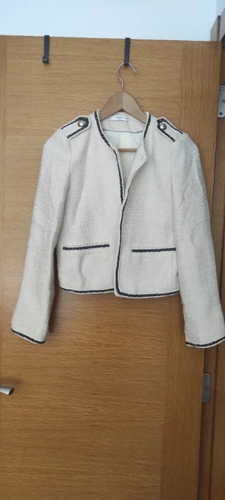 Conjunto Tweed Mango Chaqueta + Vestido XS
