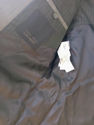 Chaqueta de traje ZARA Gris Talla M
