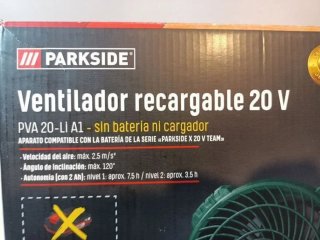 Ventilador Batería PARKSIDE