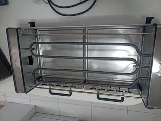 PIASTRA ELETTRICA TRISTAR, grigliata, barbecue, spiedini