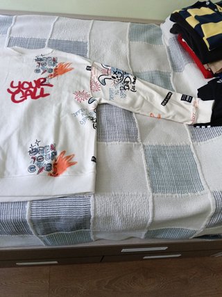 Sudadera Zara Estampada Talla 10