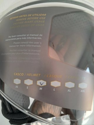 Casco Jet MITT Blanco Talla M