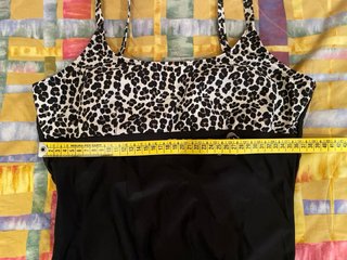 Costume intero nero animalier tg. M/L- Okay