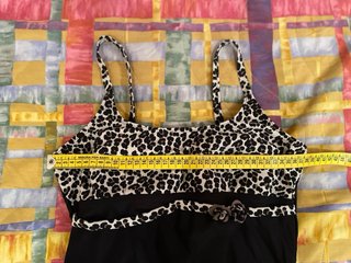 Costume intero nero animalier tg. M/L- Okay