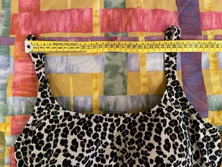 Costume intero nero animalier tg. M/L- Okay