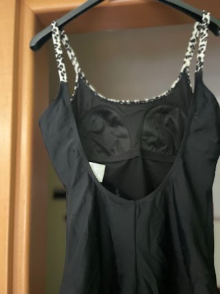 Costume intero nero animalier tg. M/L- Okay