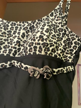 Costume intero nero animalier tg. M/L- Okay