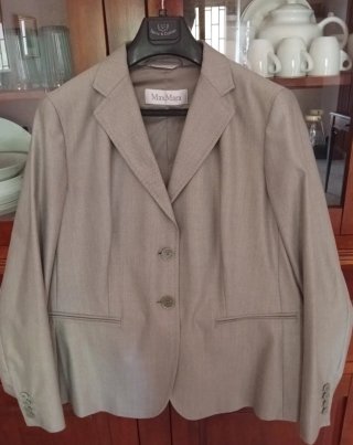 Completo donna Max Mara grigio lucido