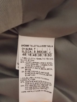 Completo donna Max Mara grigio lucido