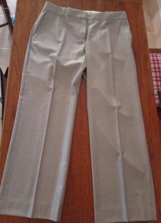 Completo donna Max Mara grigio lucido