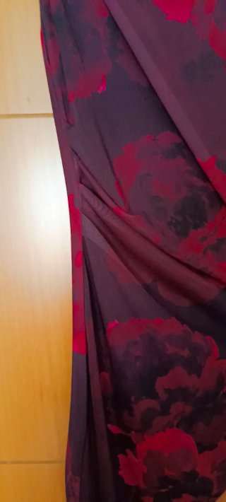 Vestido midi estampado floral