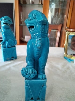 León Chino Azul Cerámica