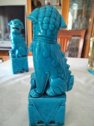 León Chino Azul Cerámica