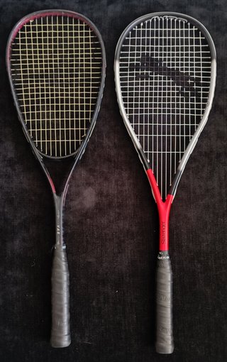 RAQUETAS SQUASH GAM ALPHA + SLAZENGER COMP