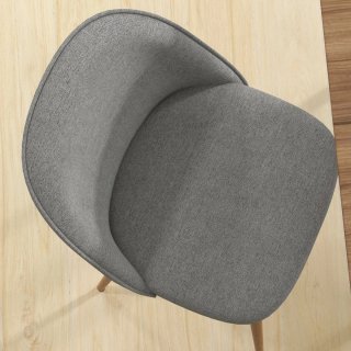 Pack 2 Sillas Comedor Cocina Tapizadas Madera
