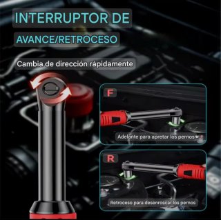 Llave Trinquete Inalámbrica (2 Baterías)