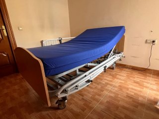 Cama articulada eléctrica 105cm con barandilla