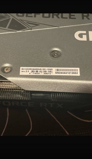 Gigabyte RTX 3060 12gb Tarjeta Gráfica