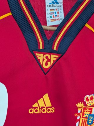 Camiseta Fútbol España Nº10 Raúl. Talla XL