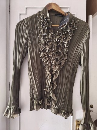 Blusa Ian Lambert verde olivo