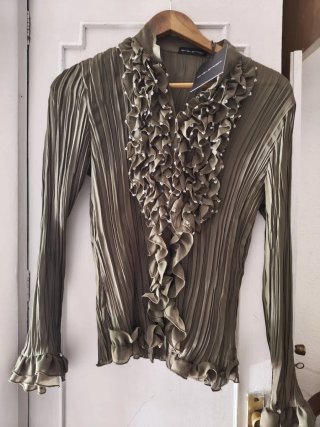 Blusa Ian Lambert verde olivo