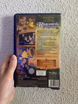 VHS Blancanieves y los Siete Enanitos Disney