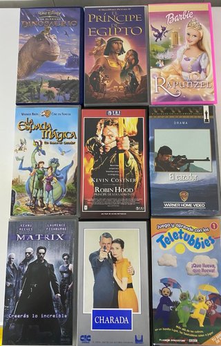 Pack 9 Películas VHS