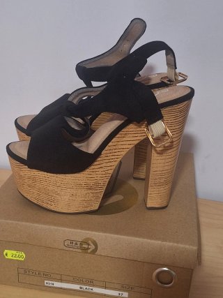 Zapatos de tacón negros