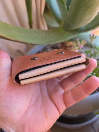 Billetera artesanal
