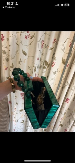 Bolso Boslo Verde Acrílico