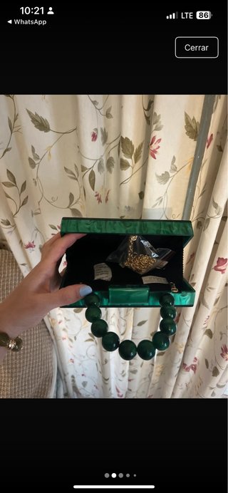 Bolso Boslo Verde Acrílico