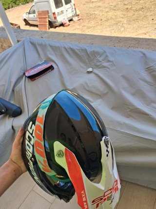 Casco Scorpion Cross con Gafas 100%