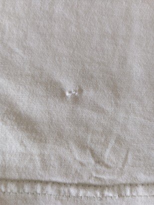 Camiseta Fila Vintage Blanca Logo Bordado Talla L